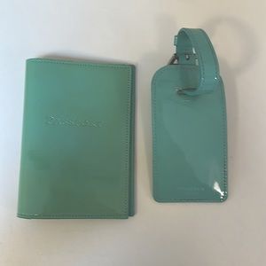 Tiffany & Co  passport cover & luggage tag.